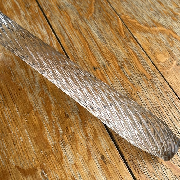 Vintage Val St. Lambert "Don’t Judge This!" Crystal Gavel - Picture 5 of 7